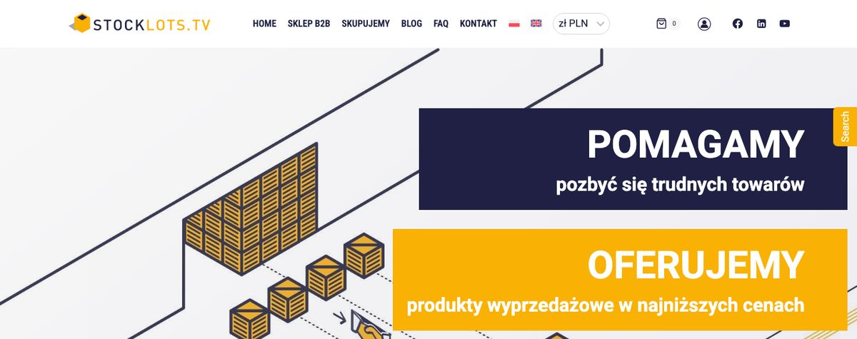 Zrzut ekranu: Sklep B2B + integracja z ERP